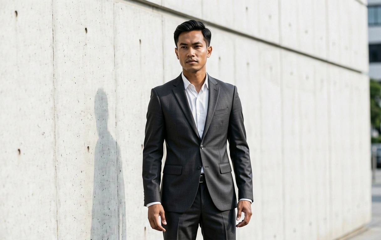Modern Indonesian men's tailoring